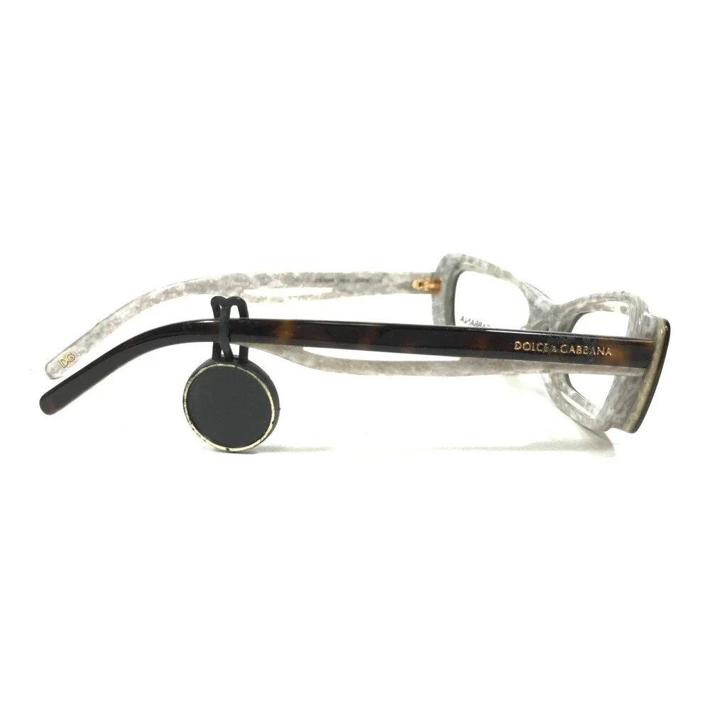 Dolce & Gabbana DG3086 1605 Eyeglasses Frames Ivory Brown Tortoise 50-16-135